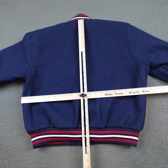 Colorado Avalanche Jacket Mens Medium Blue NHL Hockey JH Design Quilted Varsity - Picture 9 of 12